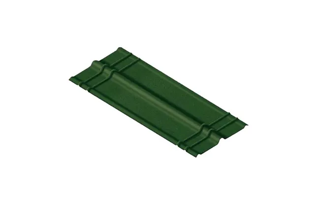 Ariel Plastics Coroline Ondalux Ridge Cap 1000mm - Green