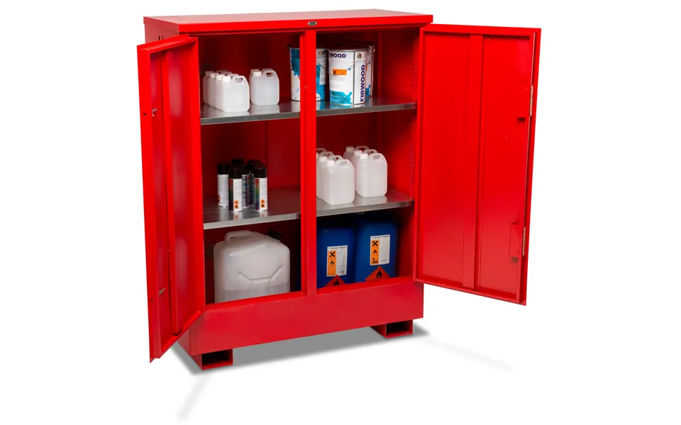 Armorgard Flamstor Hazardous Storage Cabinet 1205 X 580 X 1555mm Red