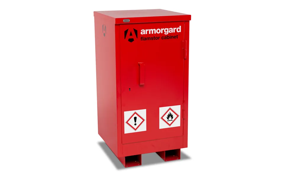 Armorgard Flamstor Hazardous Storage Cabinet 500 X 530 X 980mm Red