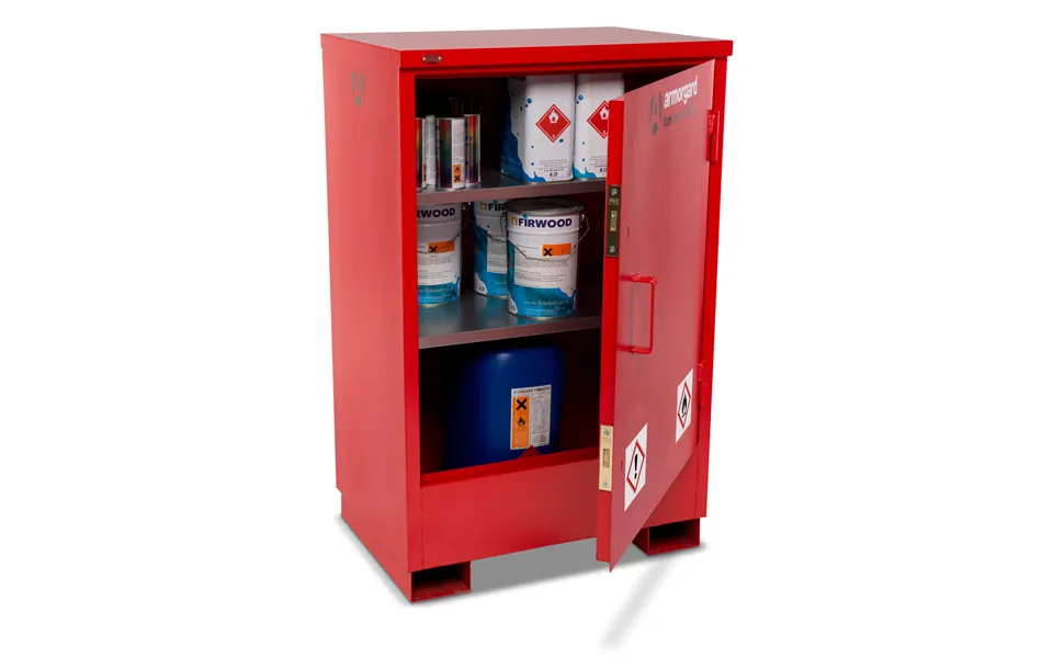 Armorgard Flamstor Hazardous Storage Cabinet 800 X 585 X 1250mm Red