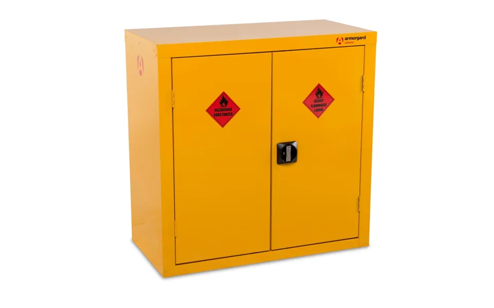 Armorgard Safestor Hazardous Floor Cupboard 900 X 465 X 900mm Yellow