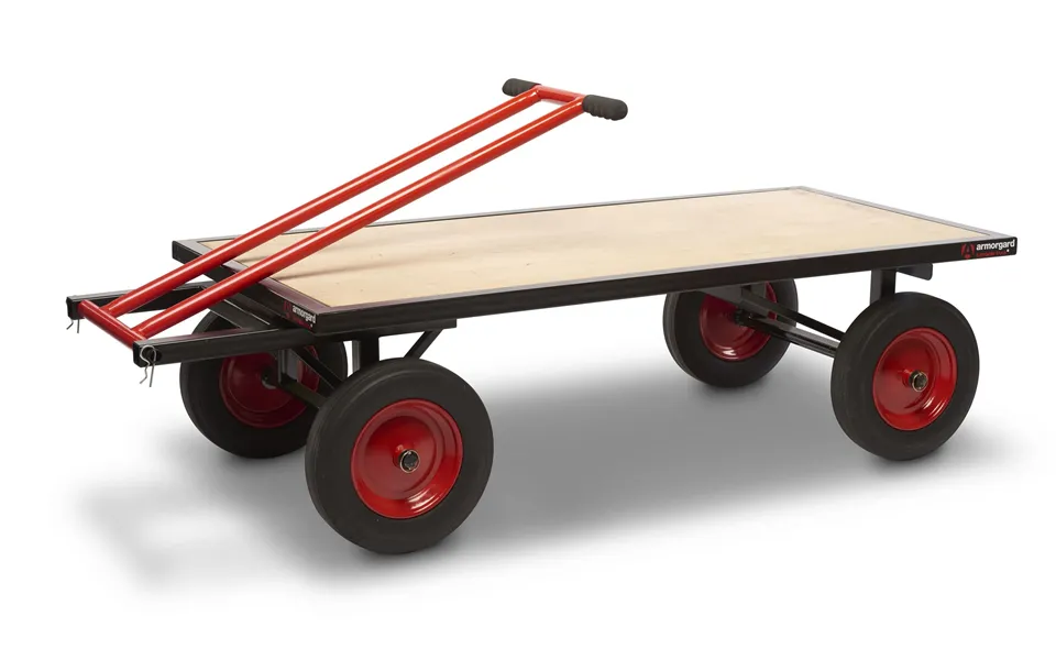 Armorgard Turntable Truck Large Trolley 700 X 1575 X 460mm Blac