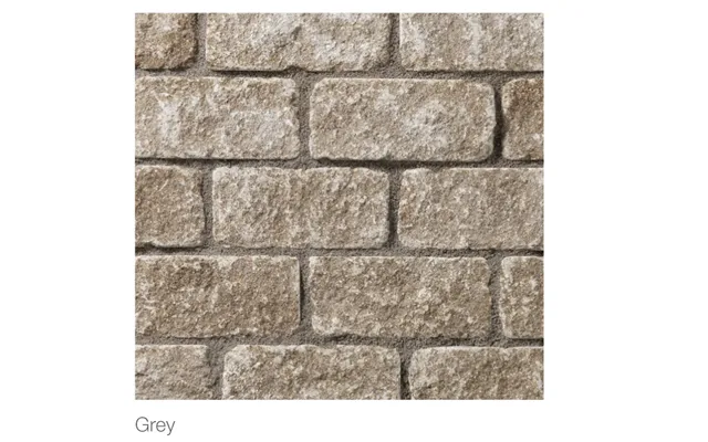 Bekstone Reconstituted Walling Stone Tumbled Face 305 X 102 X 65mm - Grey