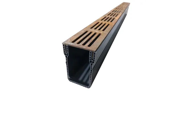 Bg-graspointner Pvc Threshold 65 100 Channel 1000mm Corten Steel Finish