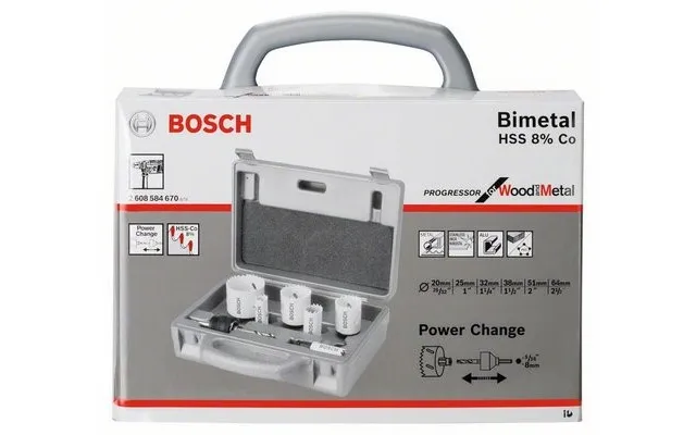 Bosch Holesaw Progressor 9 Piece Set
