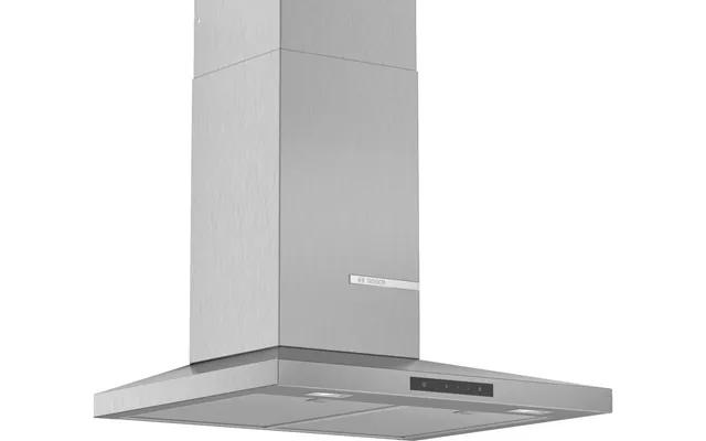 Bosch Serie 4 Slim Pyramid Chimney Hood 60cm - Brushed Steel Dwq66dm50b
