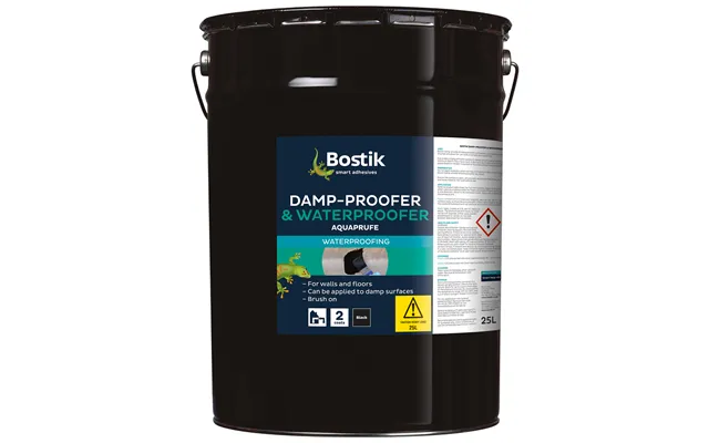 Bostik Cementone Aquaprufe Liquid Damp Proof Membrane 25ltr Black
