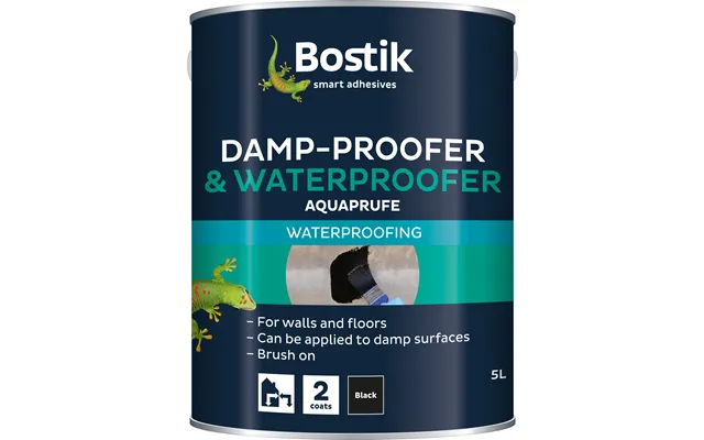 Bostik Cementone Aquaprufe Liquid Damp Proof Membrane 5ltr Black