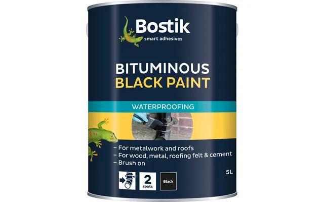 Bostik Cementone Protective Bitumen Paint 5ltr - Black