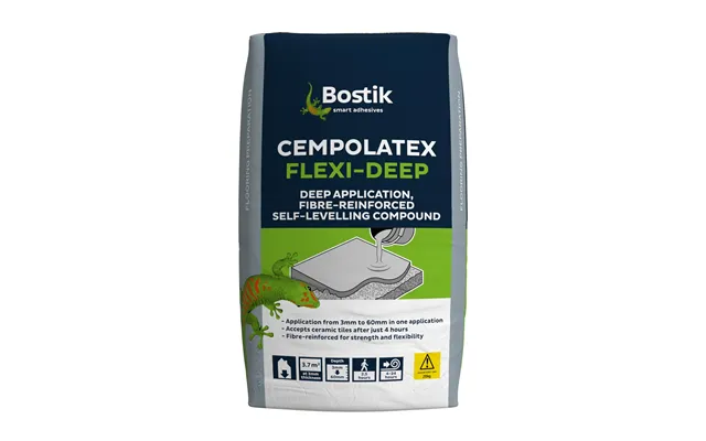 Bostik Cempolatex Flexi-deep 3-60mm Self-leveller 20kg
