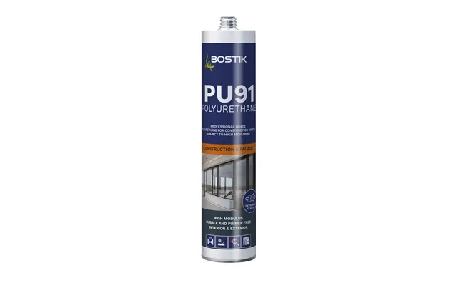 Bostik Pro Sealants Pu91 Construction Sealant 300ml - Black