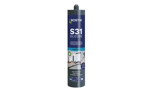 Bostik Pro Sealants S31 Sanitary Silicone 310ml - Clear
