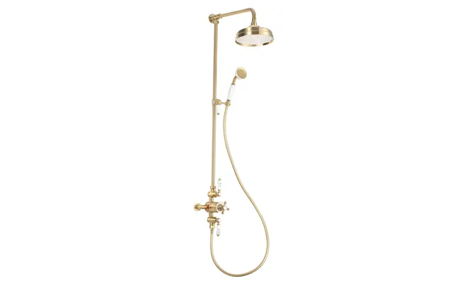 Bradfords Ashmore Thermostatic Shower Kit - Brushed Brass