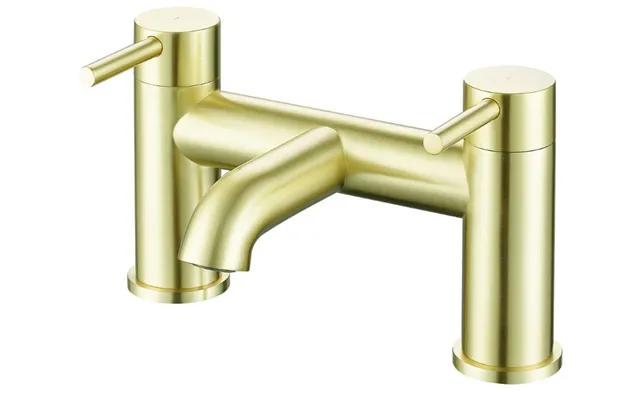 Bradfords Cheddar Bath Taps - Brushed Brass