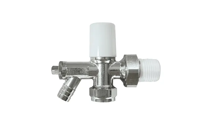 Bradfords Contract Angle Radiator Valve 8mm With Drain Off