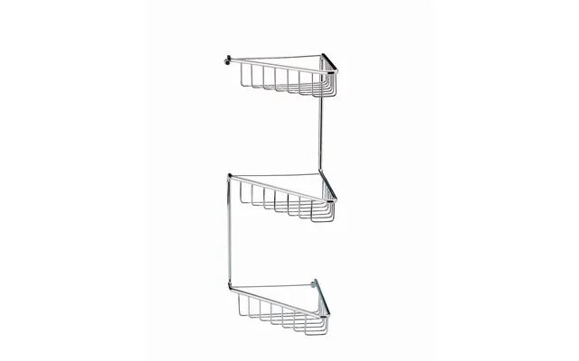 Bradfords Dinton 3-tier Corner Shower Caddy - Chrome