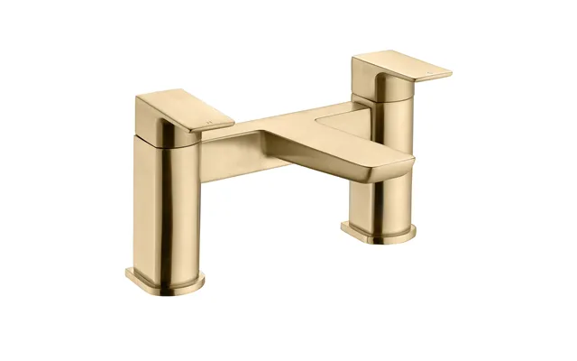 Bradfords Harbour Bath Taps - Brushed Brass