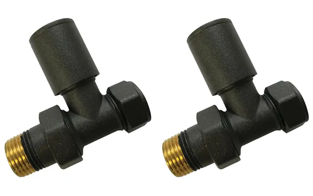 Bradfords Patterned Straight Radiator Valve - 81 X 30 X 70mm