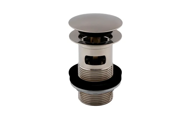 Bradfords Push Button Slotted Waste - Stainless Steel