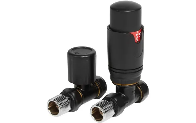 Bradfords Round Thermostatic Radiator Valves - Straight