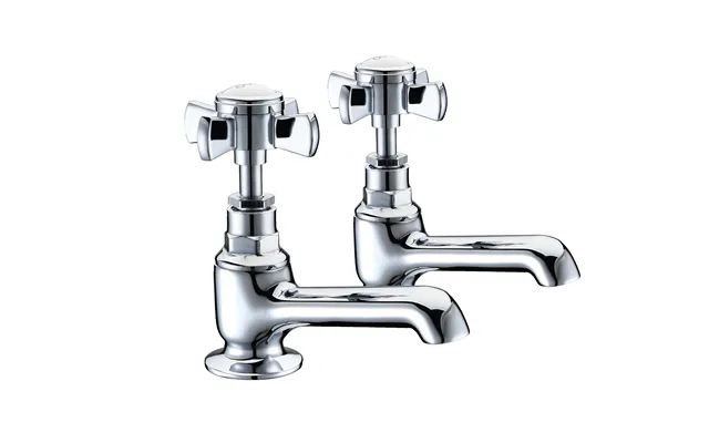 Bradfords Salisbury Basin Taps - Chrome
