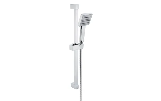 Bradfords Square Slider Rail Kit & Single Mode Handset - Chrome