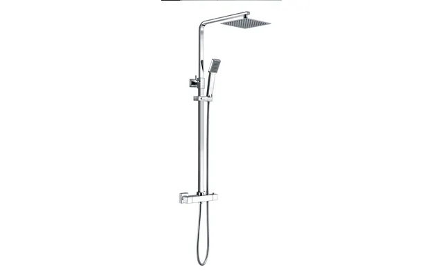 Bradfords Wimborne Thermostatic Bar Mixer With Riser & Overhead Kit - Chrome