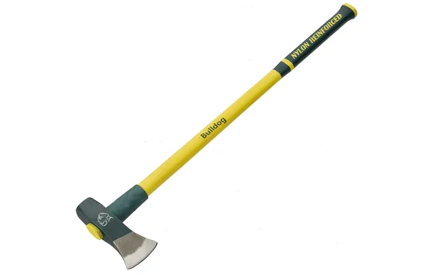 Bulldog Soft Grip Log Splitting Axe 6lb Green Yellow