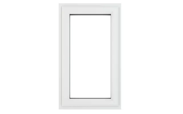 Crystal Triple Glazed Window Left Hand 610 X 1190mm Clear - White