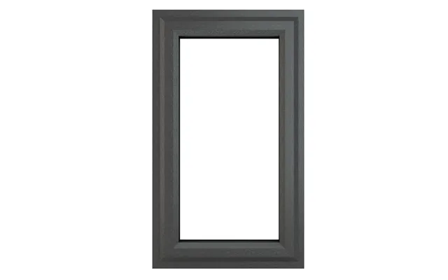 Crystal Upvc A Rated Side Hung Window Right Hand 610 X 965mm Clear - Grey External White Internal