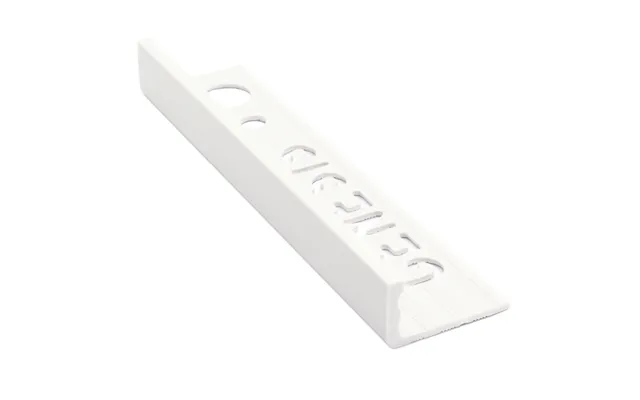 Ctd Genesis Esp080 01 L Shaped Tile Trim 2.5mtr X 8mm White Pvc
