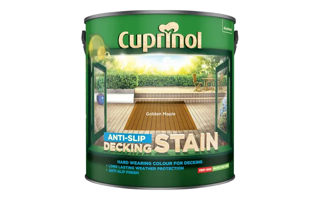 Cuprinol Anti-slip Decking Stain 2.5ltr Golden Maple