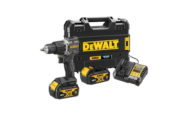 Dewalt Dcd100p2t-gb Xr Brushless Combi Drill Anniversary Kit