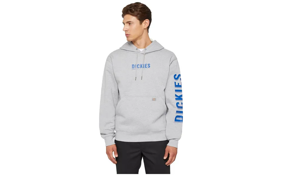 Dickies Dickies Graphic Pullover Fleece Hoodie - Heather Grey