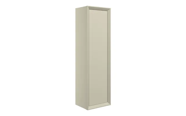 Drawn Wall Hung 1 Door Tall Unit 345mm - Matt Cotton