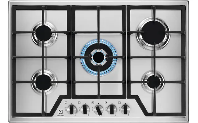Electrolux Integrated Gas Hob 75cm - Stainless Steel Kgs7536x