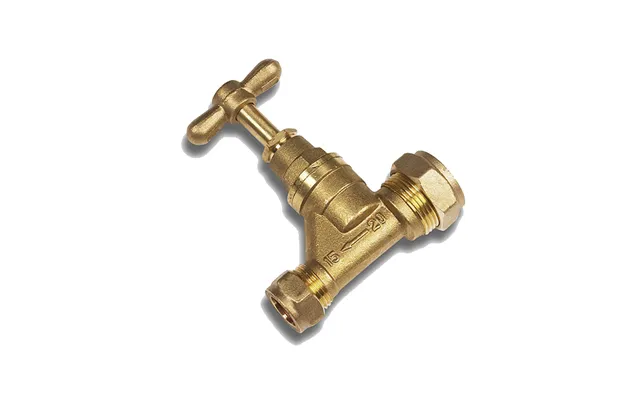 Embrass Peerless Stopcock 15mm Copper To 20mm Poly