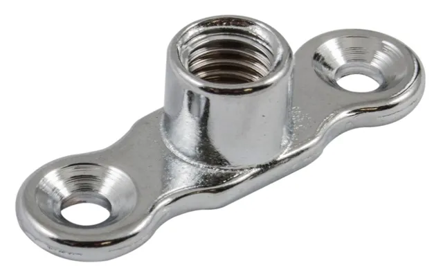 Embrass Peerless Trade Brass Backplate Fi 10mm - Chrome Plated