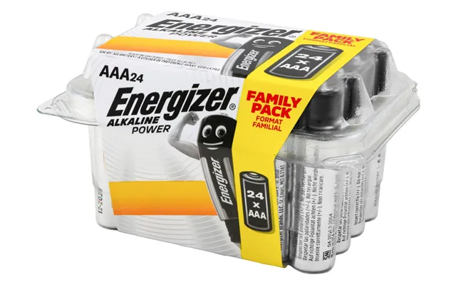 Energizer Alkaline Power Batteries Aaa Value Pack Of 24