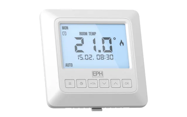 Eph Programmable Recessed Room Thermostat Mains Operated