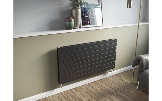 Eucotherm Mars Duo Horizontal Flat Panel Radiator 670 X 1800mm Anthracite