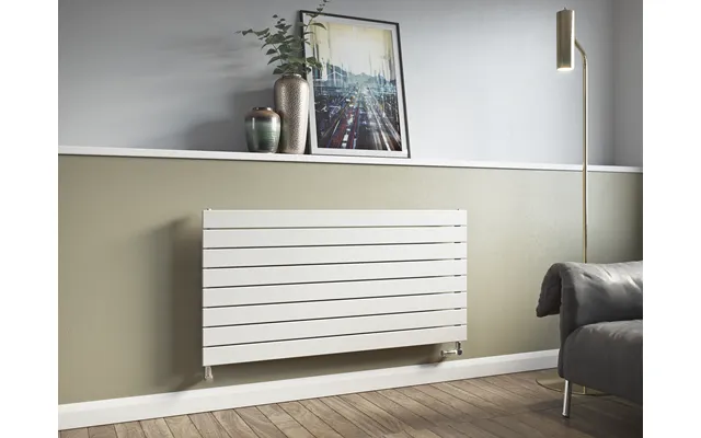 Eucotherm Mars Horizontal Flat Panel Radiator 595 X 600mm White