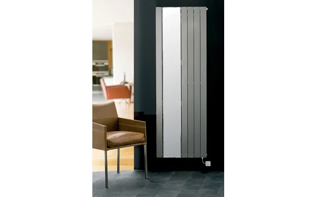 Eucotherm Mars Mirror Flat Panel Radiator 1800 X 595mm Silver