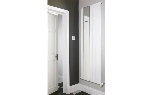 Eucotherm Mars Mirror Flat Panel Radiator 1800 X 595mm White