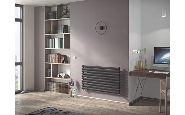 Eucotherm Nova Horizontal Tube Radiator 584 X 1200mm Anthracite