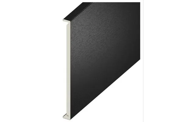 Eurocell Double Woodgrain Edged Fascia Board 5mtr X 450mm - Black Ash