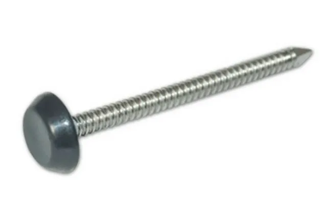 Eurocell Polytop Stainless Steel Fixing Pins 30mm - Light Grey Box Of 250