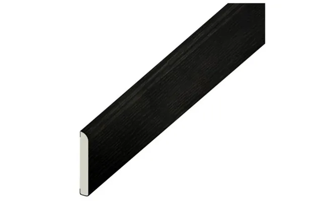 Eurocell Woodgrain Pencil Round Architrave Flat 5mtr X 95mm - Black Ash