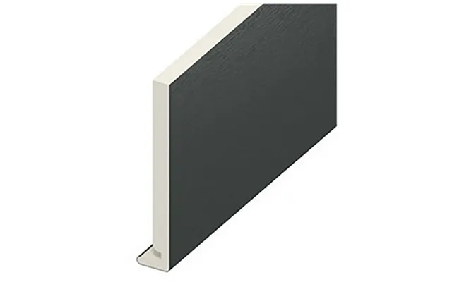 Eurocell Woodgrain Standard Fascia Euroboard 5mtr X 250mm - Black Ash