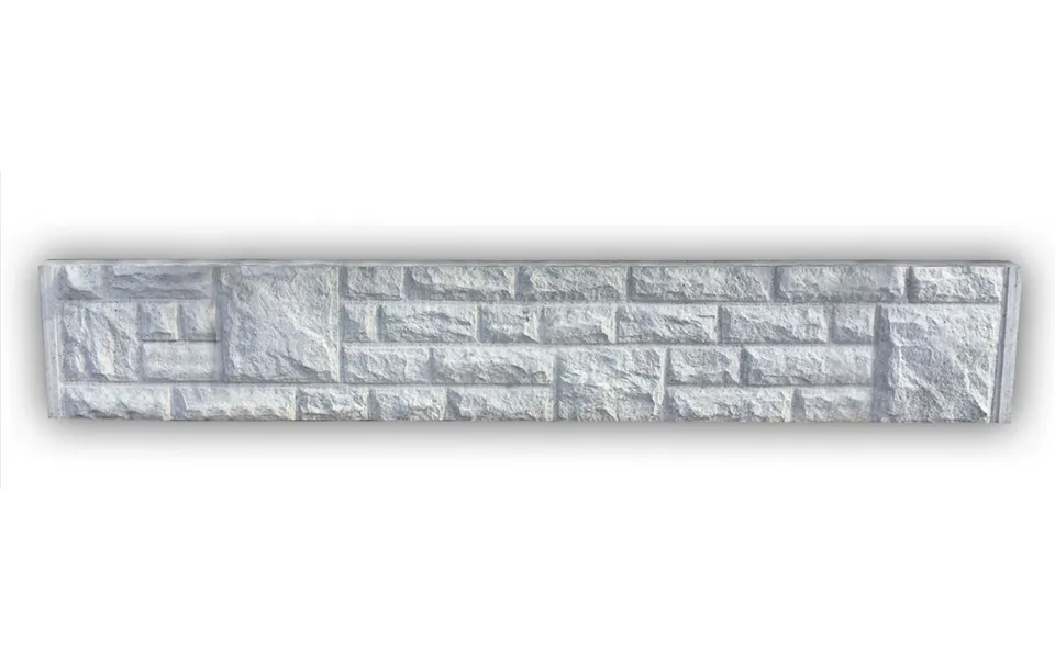 F P Mccann Fenn-lite Gravel Board 1830mm X 305mm - Concrete Rock Faced